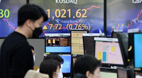 서울 중구 하나은행 딜링룸 모습 / ⓒ시사신문DB