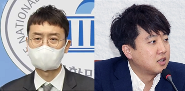 국민의힘 차기 당대표에 도전하는 초선의 김웅 의원(좌)과 이준석 전 미래통합당 최고위원(우). 시사신문DB