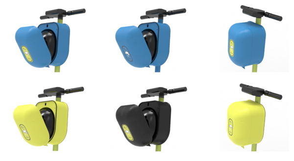 스마트 헬멧 케이스 장착 예상도. ⓒ하이킥