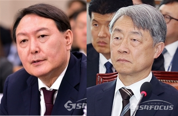 윤석열 전 검찰총장(좌)과 최재형 전 감사원장(우). 시사포커스DB