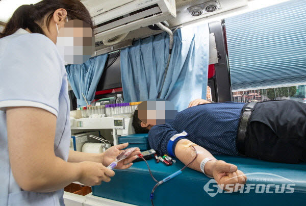 사진은 헌혈장면으로 기사내용과 직접적인 관련없음 / ⓒ시사포커스DB