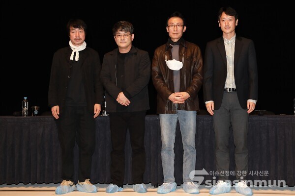 1일 명동예술극장에서 '국립극단 온라인 극장 개관 기자간담회가 열렸다. [사진 /오훈 기자]