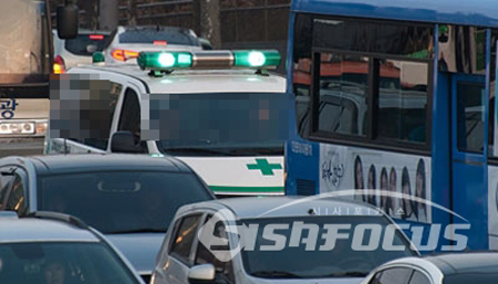 사진은 한 병원의 구급차 이동모습으로 기사내용과 직접적인 관련없음 / ⓒ시사포커스DB