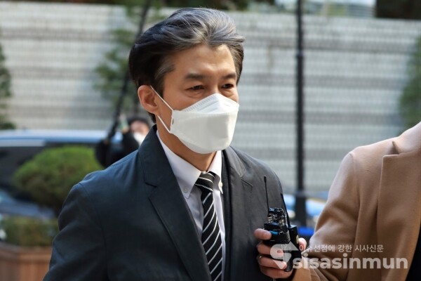 조국 전 법무부 장관이 출석하고 있다. [사진 / 오훈 기자]