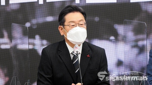 이재명 더불어민주당 대선후보가 발언하고 있다. 사진 / 시사신문DB