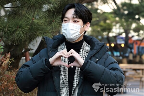 SF9 인성이 녹화에 참석하고 있다. [사진 / 오훈 기자]