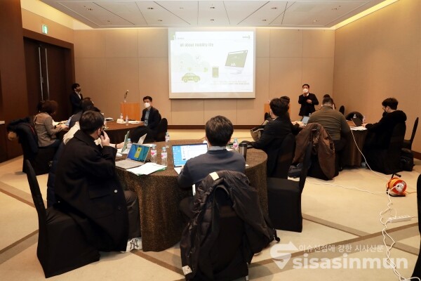 오토앤이 기자간담회를 가지고 있다. [사진 /오훈 기자]