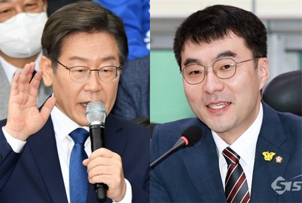 '인천계양을' 국회의원 재보궐선거에 출마하는 이재명 더불어민주당 전 대선 후보(좌)와 최측근인 김남국 의원(우). 시사포커스DB