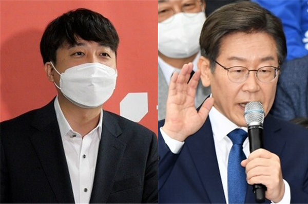여당이 된 국민의힘 이준석 대표(좌)와 오는 6·1 인천계양을 국회의원 재보궐선거에 출마하는 이재명 더불어민주당 전 대선 후보(우). 시사포커스DB