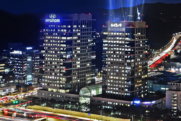 현대자동차와 기아 양재동 사옥. ⓒ현대차그룹
