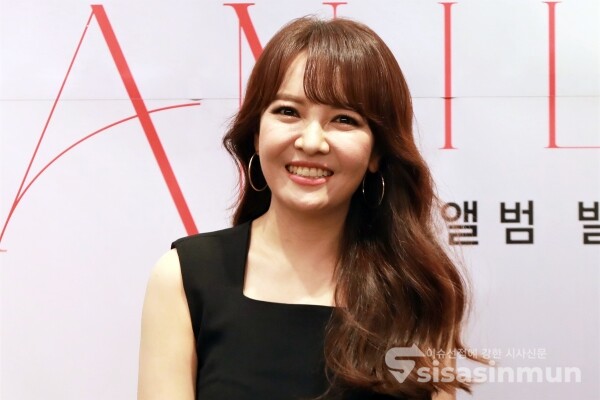 소프라노 임선혜가 기자간담회를 가지고 있다. [사진 / 오훈 기자]