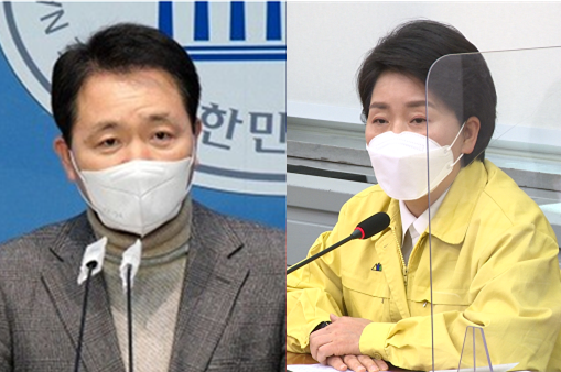 더불어민주당 소속이었던 양향자 무소속 의원이 민주당 최고위원회의에서 발언하고 있던 모습. 시사포커스DB