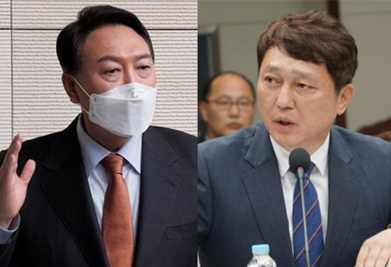 윤석열 대통령(좌)과 더불어민주당 소속의 최재성 전 청와대 정무수석(우). 시사포커스 DB