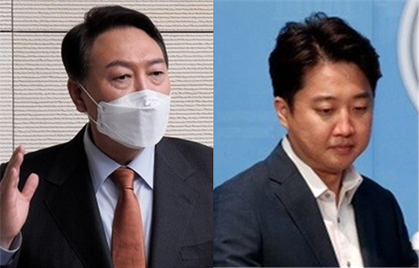 윤석열 대통령(좌)과 이준석 국민의힘 전 대표(우). 시사포커스DB