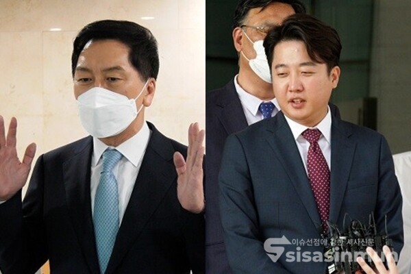 김기현 국민의힘 의원(좌), 이준석 전 대표(우). 사진 / 김기범, 권민구 기자