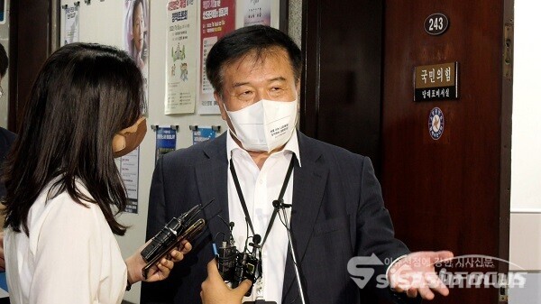 이진복 대통령실 정무수석이 국회를 방문해 발언하고 있다. 사진 / 시사신문DB