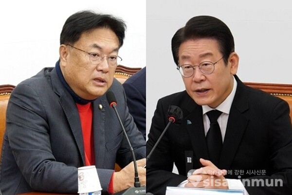 정진석 국민의힘 비상대책위원장(좌), 이재명 더불어민주당 대표(우). 사진 / 시사신문DB