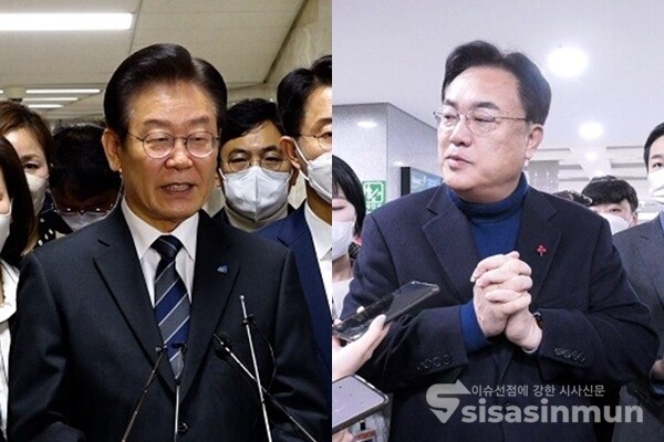 이재명 민주당 대표(좌), 정진석 국민의힘 비상대책위원장(우). 사진 / 시사신문DB