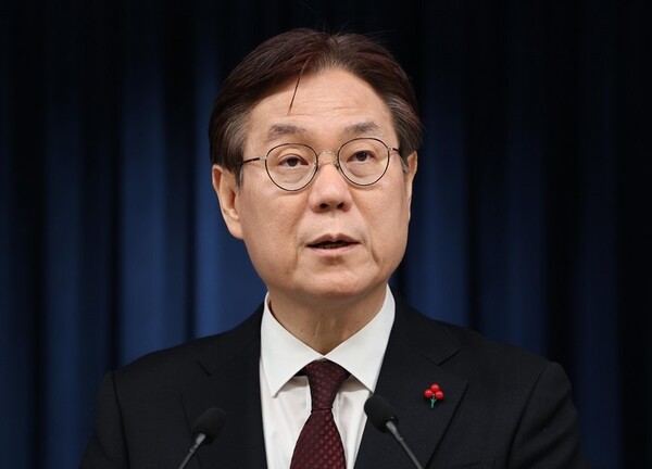 이관섭 대통령실 국정기획수석이 28일 서울 용산 대통령실 청사에서 비영리 민간단체 보조금 현황과 향후 계획을 발표하고 있다. ⓒ뉴시스