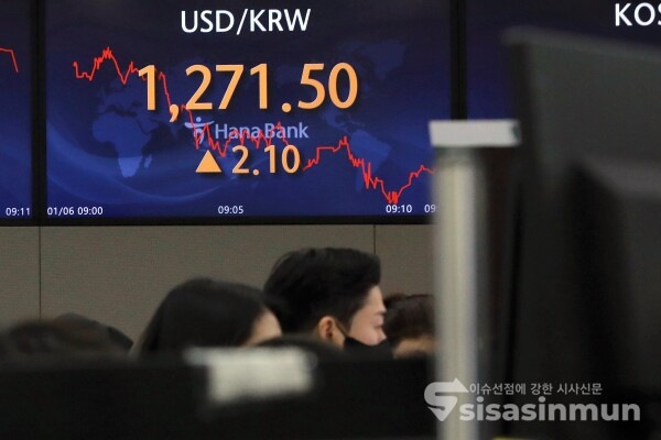 6일 오전 서울 중구 하나은행 딜링룸 [사진 / 오훈 기자]