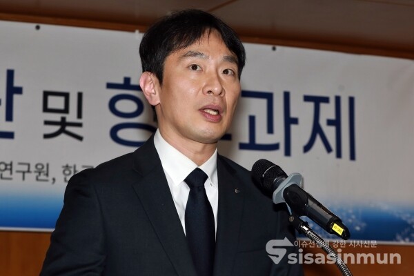 이복현 금융감독원장이 인사말을 하고 있다. [사진 / 오훈 기자]