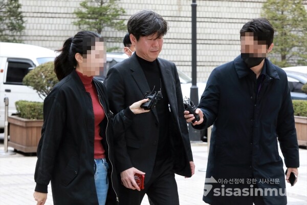 남욱 변호사가 공판에 출석하고 있다. [사진 / 오훈 기자]