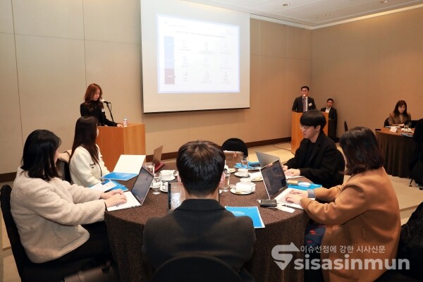 14일 LB인베스트먼트가 기자간담회를 진행하고 있다. [사진 /오훈 기자]