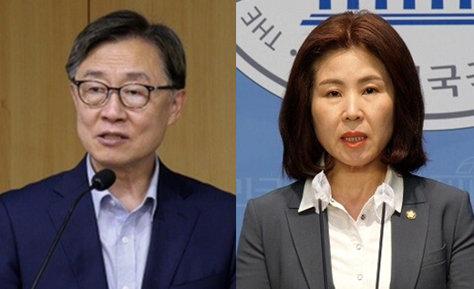 법원장 출신인 최재형 국민의힘 의원(좌)과 김미애 국민의힘 원내대변인(우). 시사포커스DB