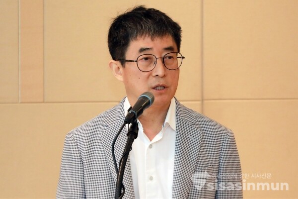 27일 안재천 트루엔 대표이사가 성장 전략을 소개하고 있다. [사진 /오훈 기자]