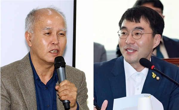 더불어민주당 이용우 의원(좌)과 김남국 의원(우). 시사포커스DB