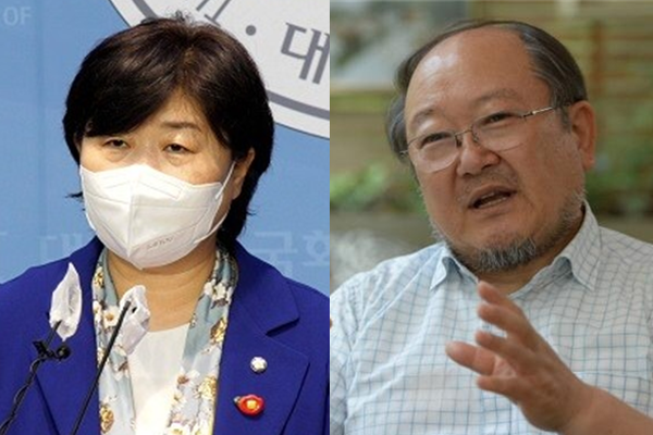 친명계로 분류되는 서영교 더불어민주당 의원(좌)과 민주당 혁신위원장으로 내정된 이래경 다른백년 명예이사장(우). 사진 / 시사포커스DB 및 ⓒ뉴시스