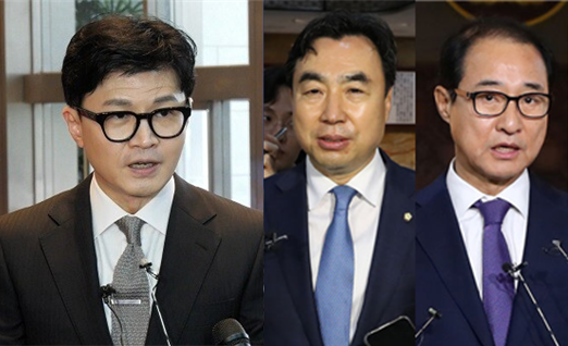 (왼쪽부터) 한동훈 법무부 장관, 돈봉투 의혹에 휘말려 더불어민주당에서 탈당한 윤관석 의원과 이성만 의원. 사진 / 시사포커스DB