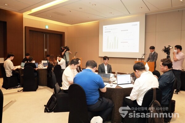 11일 뷰티스킨이 기자간담회를 갖고 있다. [사진 /오훈 기자]