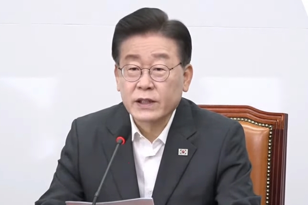 이재명 더불어민주당 대표가 24일 서울 여의도 국회에서 열린 최고위원회의에서 발언하고 있다. 사진 / 시사포커스TV