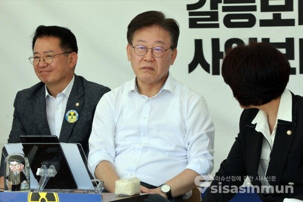 1일 이재명 대표가 단식 농성을 하고 있다. [사진 / 오훈 기자]