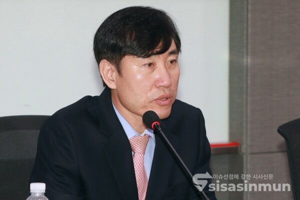 6일 하태경 국민의힘 의원이 개회사를 하고 있다. [사진 / 오훈 기자]