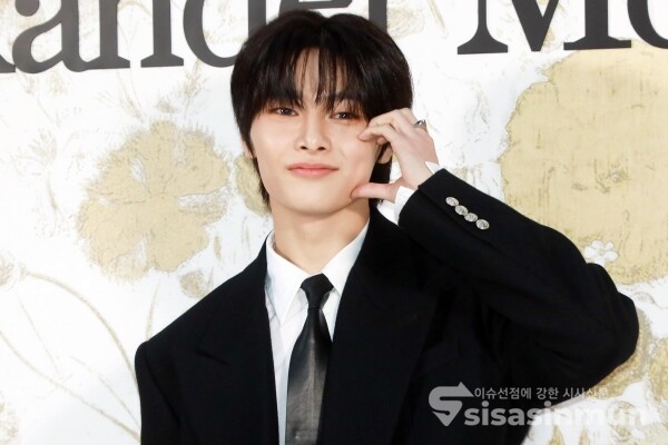 1일 스트레이키즈 아이엔이 포즈를 취하고 있다.(1) [사진 / 오훈 기자]