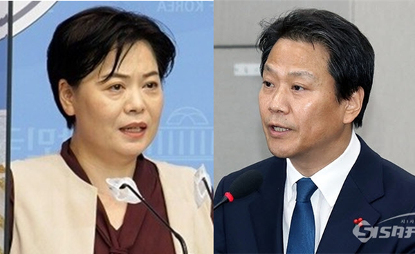 국민의힘 소속의 윤희숙 전 의원(좌)과 더불어민주당 소속의 임종석 전 청와대 비서실장(우). 시사포커스DB