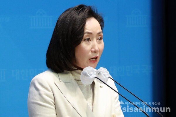 31일 전주혜 원내대변인이 브리핑을 하고 있다. [사진 /오훈 기자]