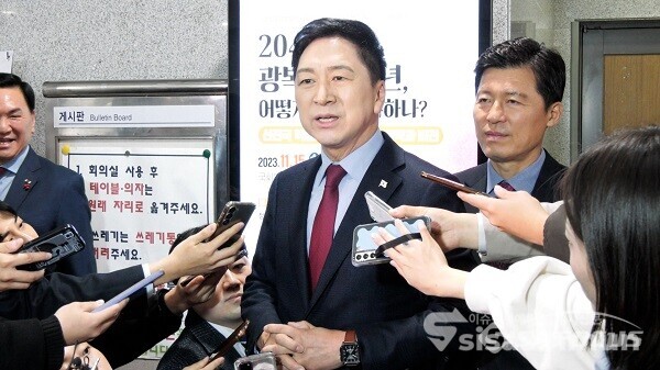 국민의힘 김기현 의원이 발언하고 있다. 사진 / 이 훈 기자