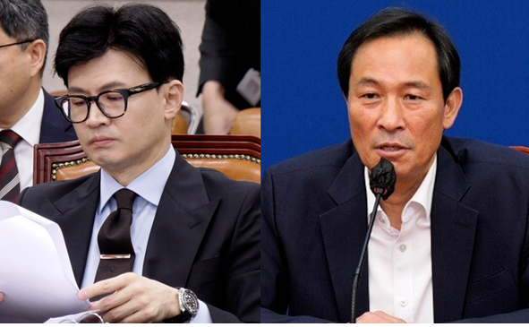 한동훈 전 국민의힘 비상대책위원장(좌)과 우상호 더불어민주당 전 의원(우). 시사포커스DB