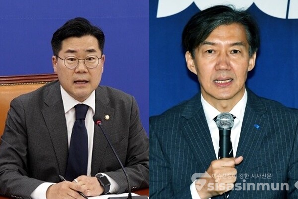 박찬대 더불어민주당 대표 직무대행(좌), 조국 조국혁신당 대표(우). 사진 / 시사신문DB