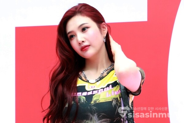 19일 레드벨벳 조이가 포즈를 취하고 있다. [사진 /오훈 기자]