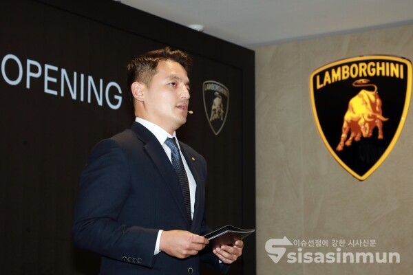 24일 권혁민 대표가 환영사를 하고 있다. [사진 / 오훈 기자]