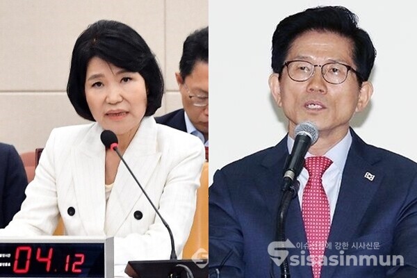 윤석열 대통령이 이진숙 방송통신위원장(좌)을 임명하고 고용노동부장관 후보자로는 김문수 경사노위 위원장(우)을 지명했다. 사진 / 시사신문DB