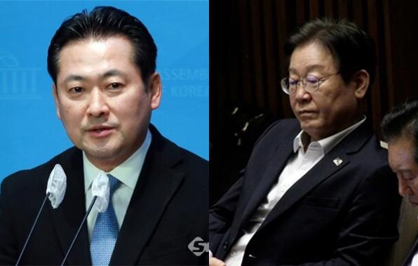 국민의힘 사기탄핵 공작 진상규명 태스크포스(TF) 위원장인 장동혁 수석최고위원(좌)과 이재명 더불어민주당 전 대표(우). 시사포커스DB