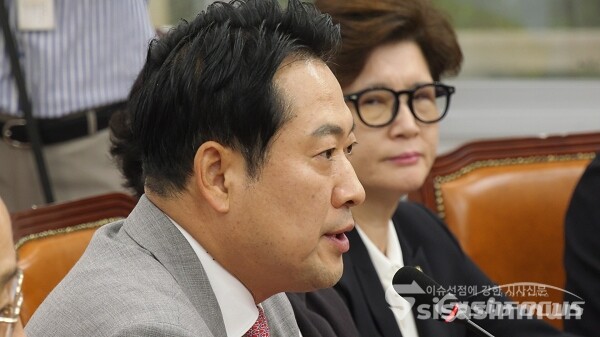 국민의힘 장동혁 TF위원장이 7일 오전 서울 여의도 국회에서 열린 사기탄핵 공작 진상규명 TF 임명장 수여식 및 1차 회의에서 발언하고 있다. 사진 / 김경민 기자