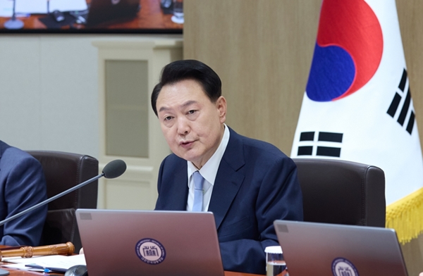 16일 윤석열 대통령이 용산 대통령실에서 가진 제17회 국무회의에서 모두발언을 하고 있다. ⓒ대통령실