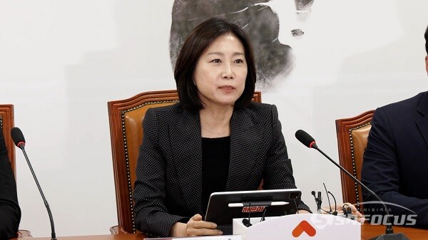 개혁신당 허은아 대표가 지난 8월 12일 오전 서울 여의도 국회에서 열린 최고위원회의에서 발언하고 있다. 사진 / 이 훈 기자