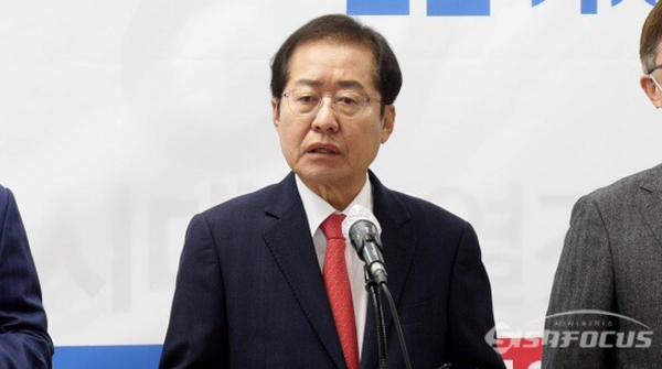 국민의힘 소속인 홍준표 대구시장. 시사포커스DB